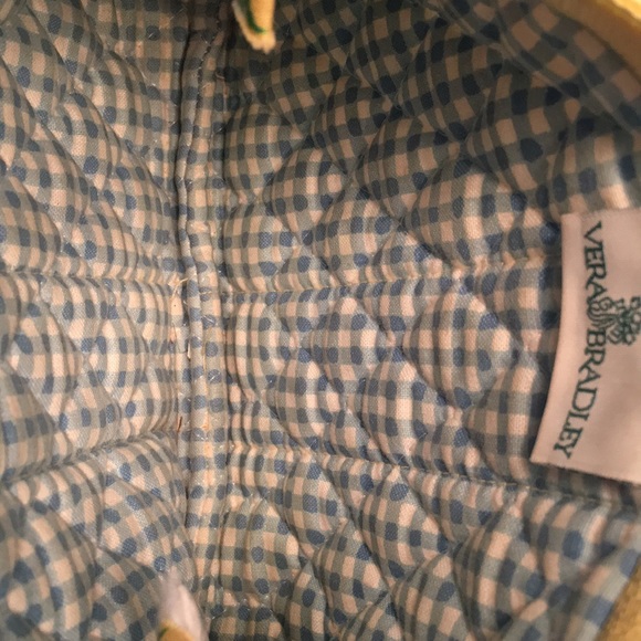 Vera Bradley USA Katherine Retired Sm Yellow Bag - Picture 6 of 8